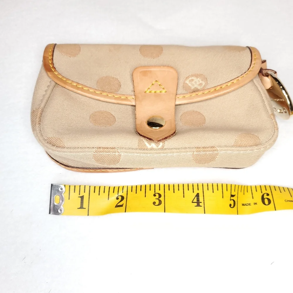 Dooney & Bourke Cream Canvas Pouch